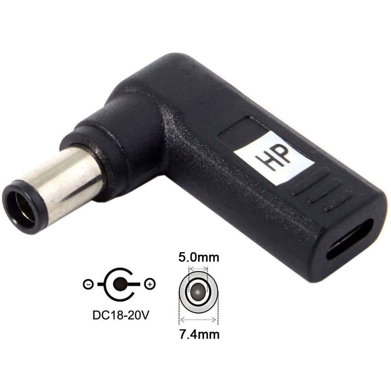 PD Emulator USB-C to 7.4 x 5.0 mm Charger Laptop