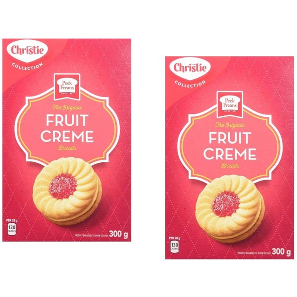 Crema de frutas Peek Freans, paquete de 2 300 g/10.6oz {Importado de Canadá}