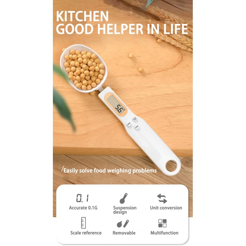Sealing Spoon Scales Digital Kitchen Scales 0.1 g - 500