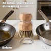 2Sets Bamboo Palm Brush with 2 Drain Racks