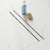 24 inch Linear Shower Drain with Tile Insert Grate Cover,