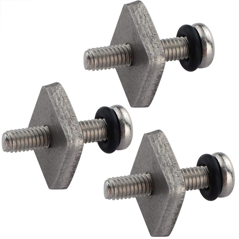 VTurboWay 316 Stainless Steel Fin Screw and Plate for Surf