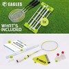 Complete Portable Badminton Set Large - Quick & Easy Setup