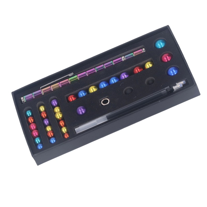 Magnetic Pen Decompression Magnetic Metal Pen Multifunctional Freely Combined Relieving