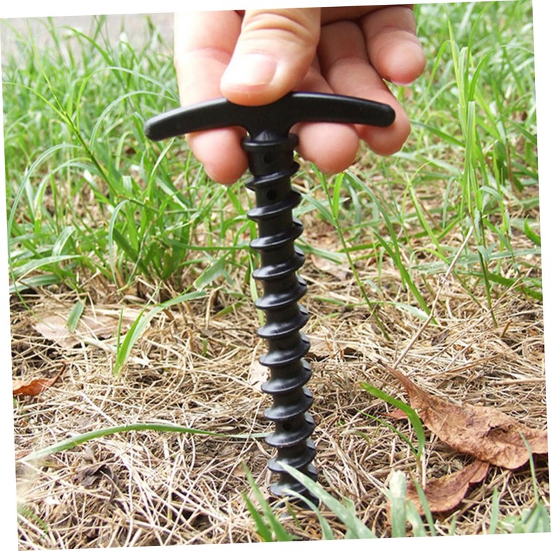 Gatuida 10Pcs Outdoor Tent Stakes Durable High Strength Nylon Pegs
