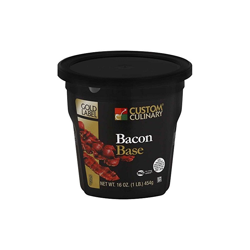Custom Culinary Gold Label Bacon Base, 1 Pound -- 6