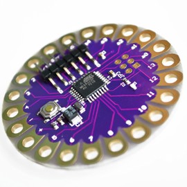 Bolsen LilyPad 328 Main Board ATmega328P ATmega328 16M DIY Kit Micro USB ATtiny85 LilyTiny Main Board Buzzer WS2812 RGB TEMT6000 (1PCS ATMEGA328P)