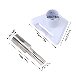 Gen 3 Pipe Adapter, Pole Mount, Gen 3 Mount Kit, V3 Mount Plate Roof Mount, Pole Mount Adapter Mounting Kit for Gen 3 Standard Dish