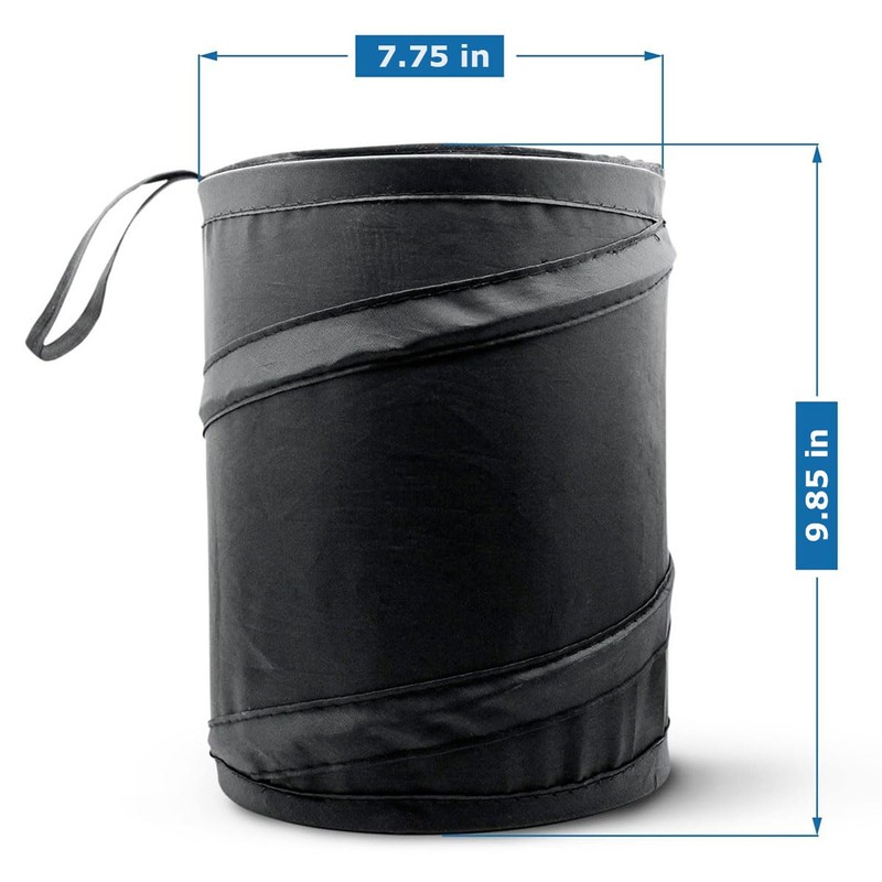 Mavoro 1 Pack, 2 Gallon Car Trash Can | Portable