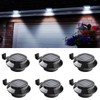 Thsinde 6-Pack Solar Gutter Led Lights, Outdoor Solar Fence Lights