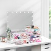 Sorbus Large Stackable Acrylic Drawers - 1 Clear Storage Drawers