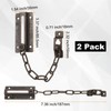 M METERXITY 2-Pack Door Chain Lock, Premium Security Door Chain