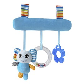SAFIGLE Hanging Pram Toys for Boys Girls Elephant Crib Stroller Car Seat Hanging Soft Animal Set