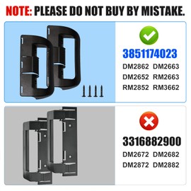 MIYOLO 3851174023 Refrigerator Replacement Door Handle for Dometic Fridge DM2652, RM2652, RM2852 - RV and Camper Refrigerator Door Latch