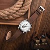 BISONSTRAP Distressed Leather Watch Strap, Watch Strap for Men, Quick