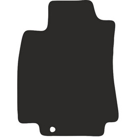 Wielganizator Car Mat - Fits Nissan Tiida C11 Hatchback, Saloon 2004-2012 - Velour - Car Accessories - Practical Car Mat - 1 Piece - Black