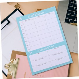 TEHAUX Weekly Meal Planner for Home Food Diary Calendar Meal Prep List Household Menu Notebook
