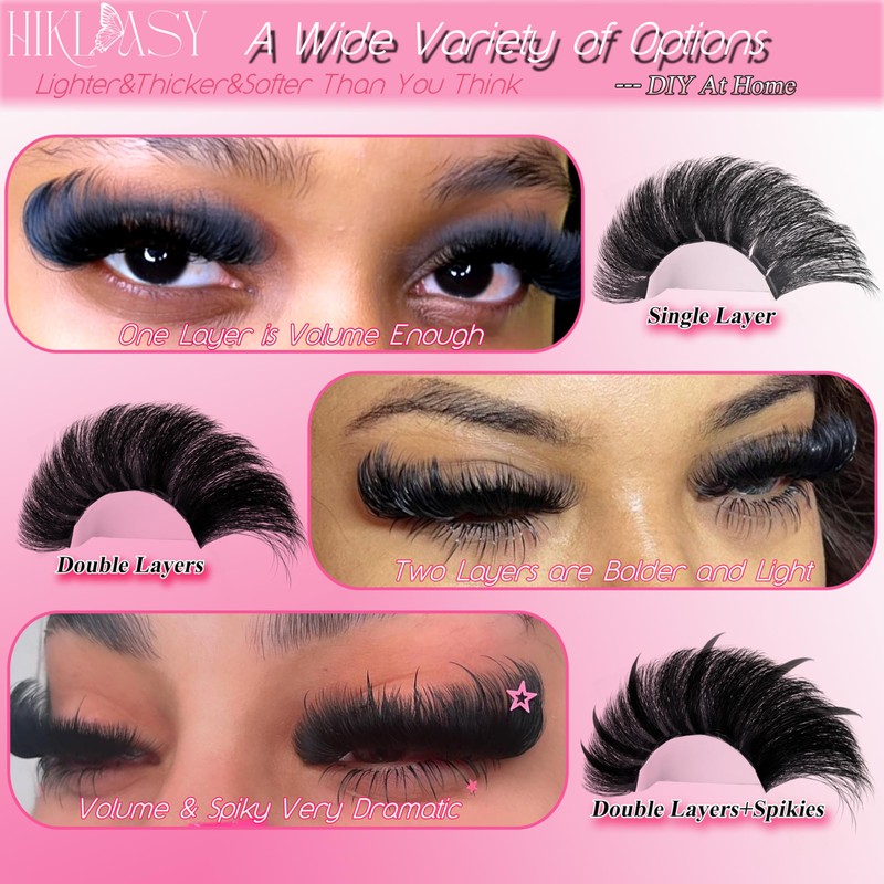 Lash Clusters (12 14 16 18 20 22mm) Volume Fake
