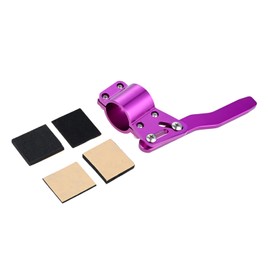 Turn Signal Lever Turn Signal Rod, Aluminum Position Up Kit, Turn Signal Extension Rod, Compatible with 0.7 to 1.1 inches (18 - 28 mm) Adjustable Angle (Purple)