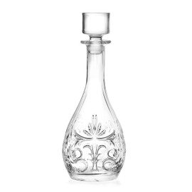 Glass Wine Decanter with Stopper - Carafe - for Red - White - Wine - Crystal Glass 32.5 Oz. - Made in Europe - by Barski