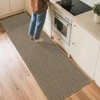 BEQHAUSE Kitchen Runner Rugs 24"x71", Non-Slip Kitchen Mats for Floor, Super Absorbent and Stain Resistant Kitchen Rugs, Machine Washable Rugs for Kitchen, Hallway, Laundry & Sink, Taupe