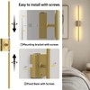 Battery Operated Wall Sconces Set of Two: Dimmable Wireless Wall
