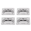 Flush Ring Pull Handle, 4 Pack 316 Stainless Steel Hatch