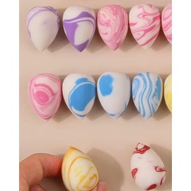 Klovis Mini Makeup Sponge Set Small Beauty Blender Sponges for Foundation, Concealer, Powder, Highlight, and Eyeshadow