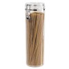 OGGI Tall Clear Canister with Clamp Lid, 58 oz -