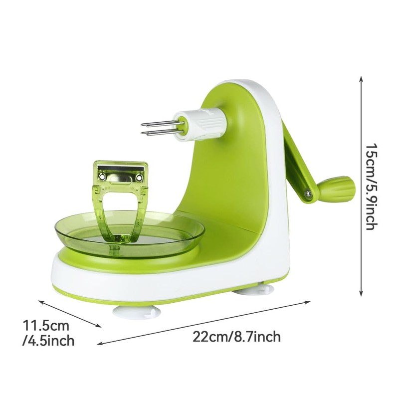 KEOUKE Manual Apple Peeler with Suction Base - Quick, Safe