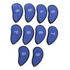 10pcs Golf Club Head Cover Breathable Nylon Mesh Soft Lining