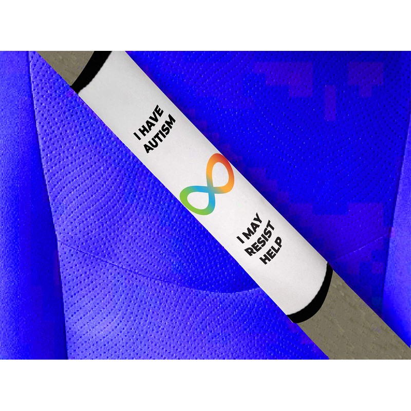 Medical Alert Seat Belt Cover (Autism Infinity)