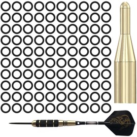 100Pcs Dart Shaft Accessories O Rings for Dart Shafts Replacement Dart Shaft Rings Dart Flight Securing Rings Dart Shaft Lock Rings Rubber O Rings for Darts Darts and Equipment