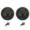Octane Lighting 5 3/4 Inch Crystal Smoked Halogen Headlight Metal