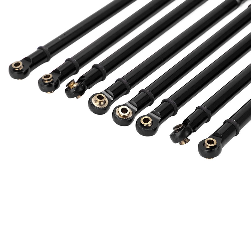 8pcs M3 Aluminum Alloy Link Rod Linkage Set for Axial