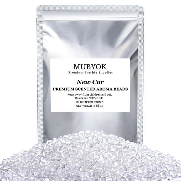 MUBYOK 1.5LB New Car Premium Scented Aroma Beads for Making