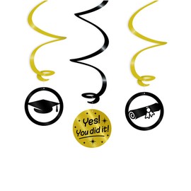 PD-Party 7023301 Swirls Decoration, Gold