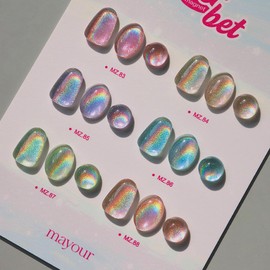 May Your Sherbet 6 Piece Set Hologram Magnetic Gel / 메이유어 샤벳 6종 세트 홀로그램 자석젤