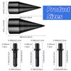 Aemygo 9 Pcs Firewood Splitter Drill Bit Set, 42mm/32mm Firewood