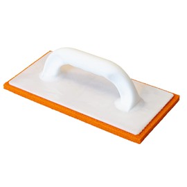 Kronen Hansa Reibfix Sponge Rubber Grating Board for Plastering Work (Plastic Smoothing Board, Plastering Board, Fine-Pored, Made in Germany, Rubber Sponge Pad 140 x 280 mm, Thickness 10 mm)