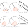 Kit de Herramientas para Uñas Encarnadas, 7PCS Set de Manicura