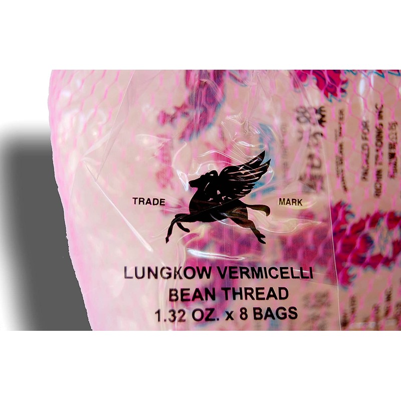 Lungkow Vermicelli Bean Thread Glass Noodles 8 ct 10.56 oz/300gm: