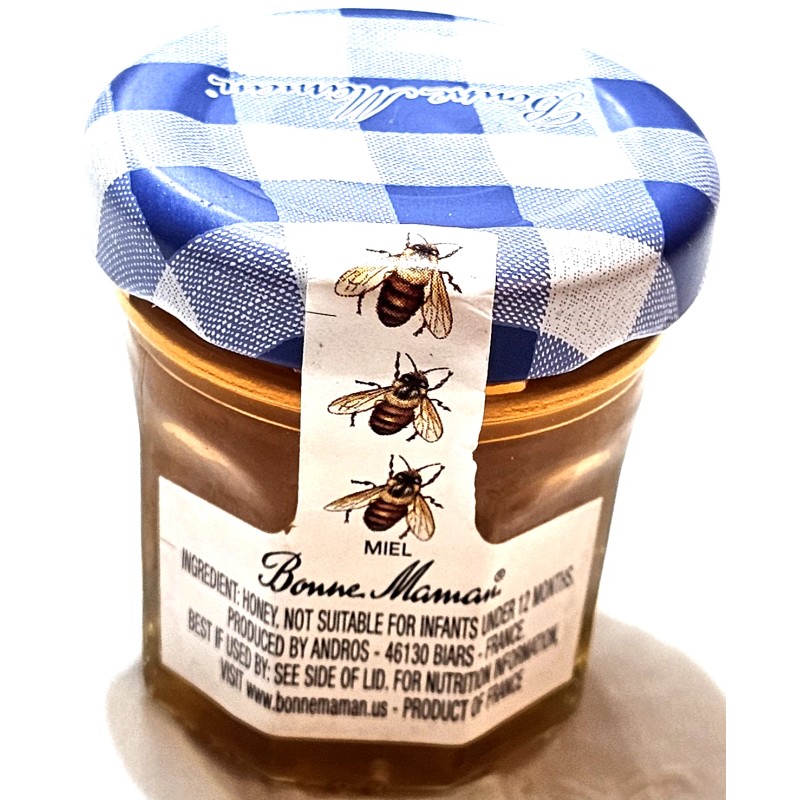 Bonne Maman Honey Mini Jar 1 oz Kosher French travel