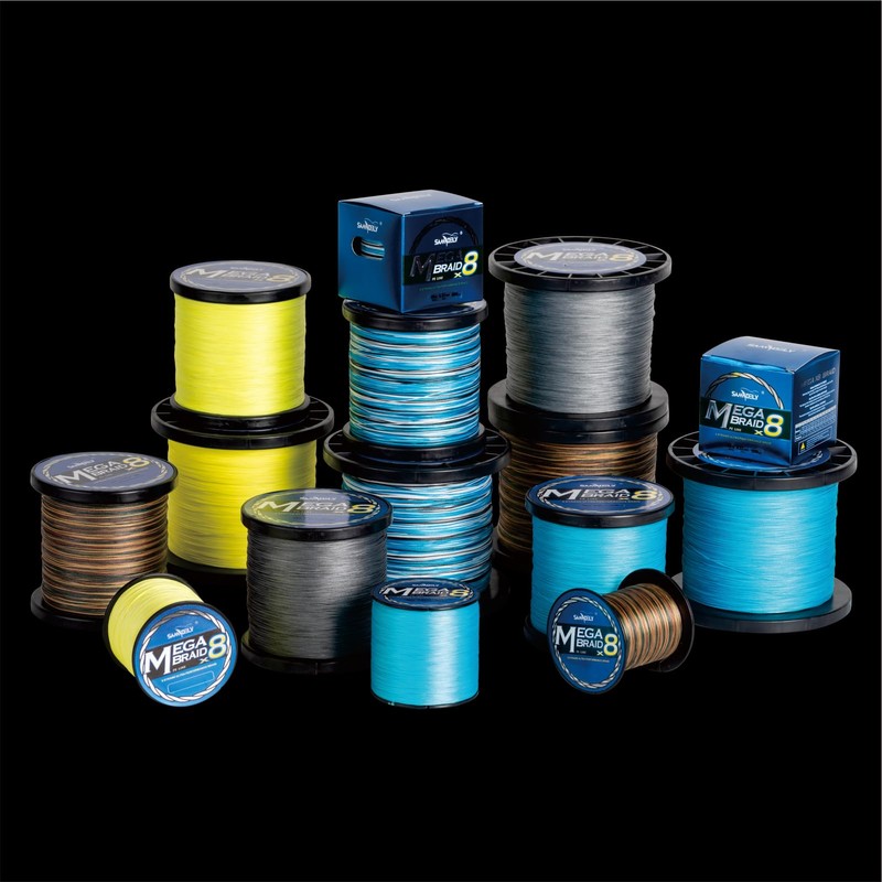 Samdely Braided Fishing Line, 8 Strands, Abrasion Resistant, No Stretch,