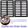 DuuMuut Cast Iron Drain Grate, 20x16 Outdoor Drain Cover, B