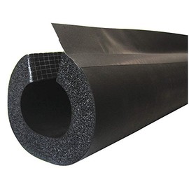 3-1/2" x 6 ft. Elastomeric Pipe Insulation, 3/4" Wall