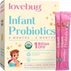 Lovebug Infant Probiotics 0-6 Months - USDA Organic Probiotics for