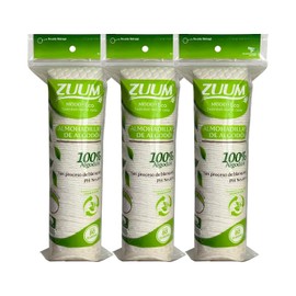 Cuida tu piel con Zuum: 80 pzas unidades de Almohadillas de Algodón diseñadas para alta absorción, limpieza profunda en cada rutina diaria. Fabricadas con fibras