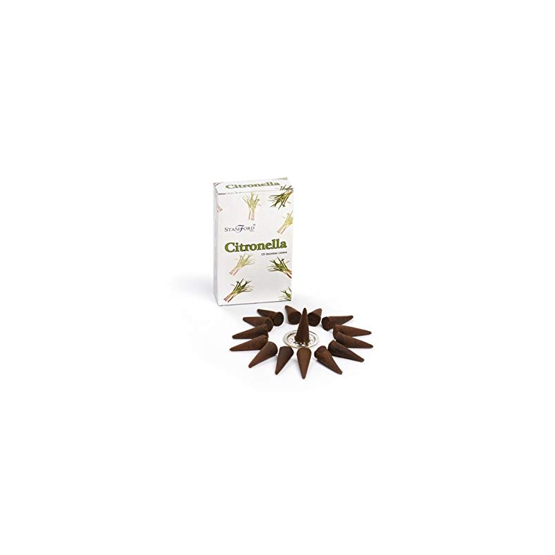 37174 Citronella Incense Cones, 15 Cones x 12 Packs