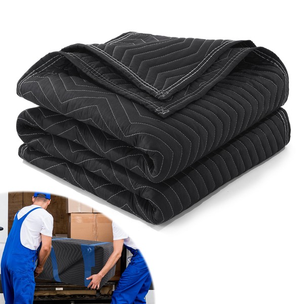 BALAPET Thick Moving Blanket, 74"x 72" Large Duty Packing Blankets